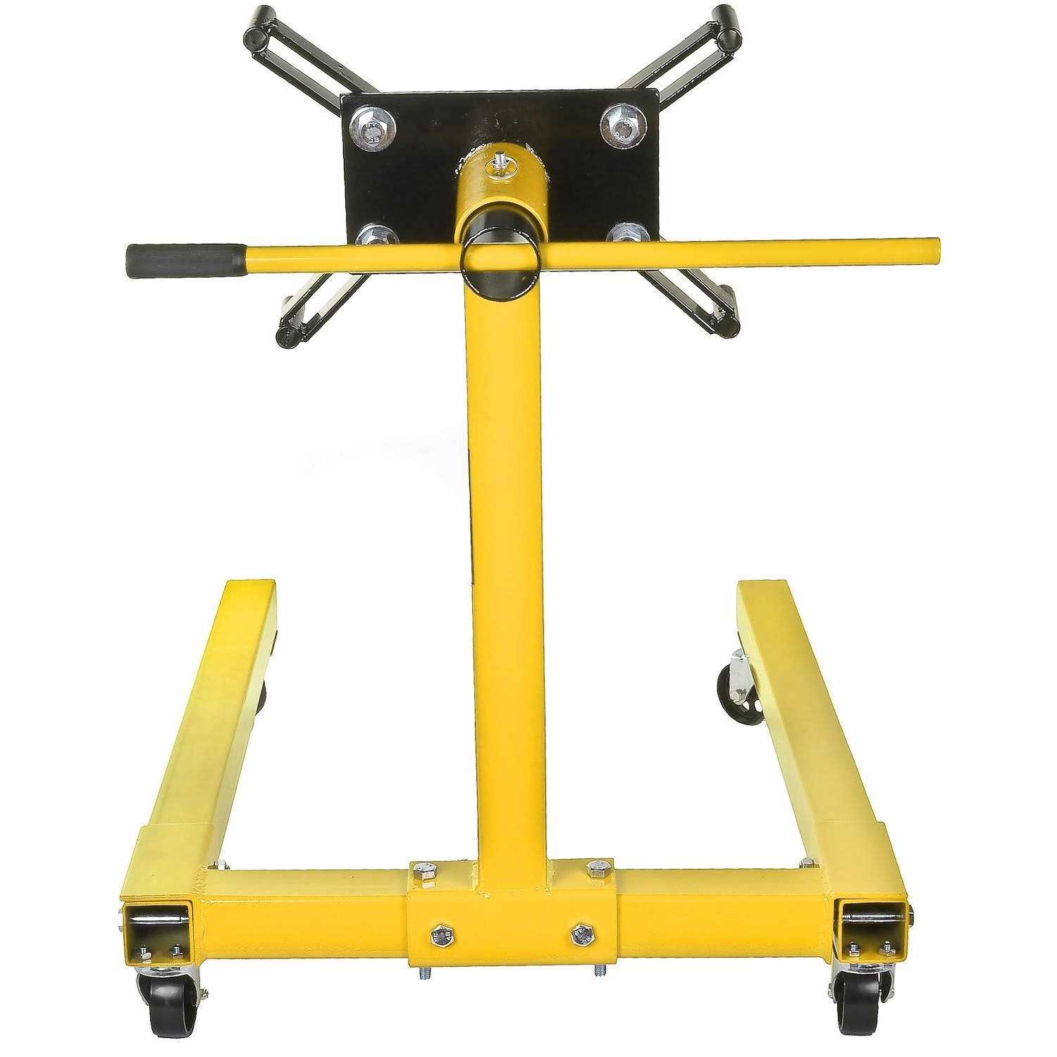 Jegs Engine Stand Red Finish 1250 Lbs Capacity 360 Degree Adjustable