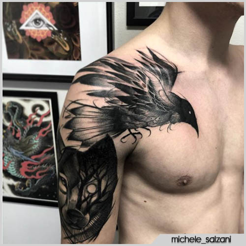 Significato Tattoo Corvo - Vediamo Insieme Tante Idee A Cui Ispirarsi 500_x_500_jpg