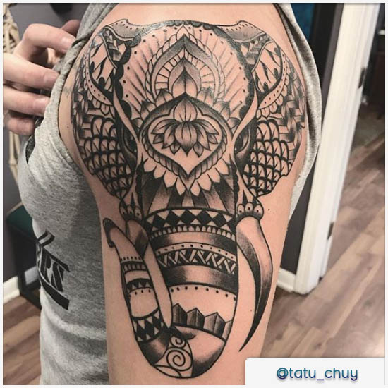 Significato Elefante Mandala: 30 Fantastiche Idee Per Il Tuo Tatuaggio 550_x_550_jpg