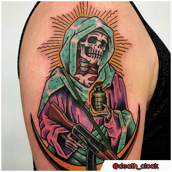 Santa Muerte Tattoo - Storia, Significati E Oltre 30 Idee Per I Tuoi Tatuaggi 550_x_550_jpg