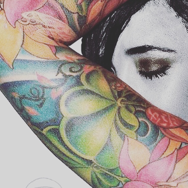 Tattoo model Layla Neuroth San Francisco, USA iNKPPL