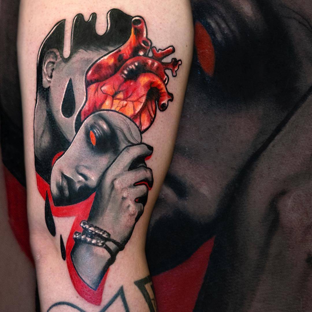 Tattoo artist Hans Deslauriers Montréal, Canada