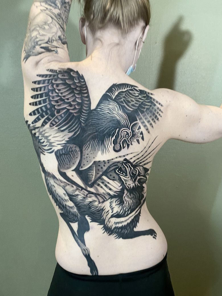 Primitivism And Medieval Motives In The Author's Tattoo Style By Marine Perez | Inkppl 1040_x_780_jpg