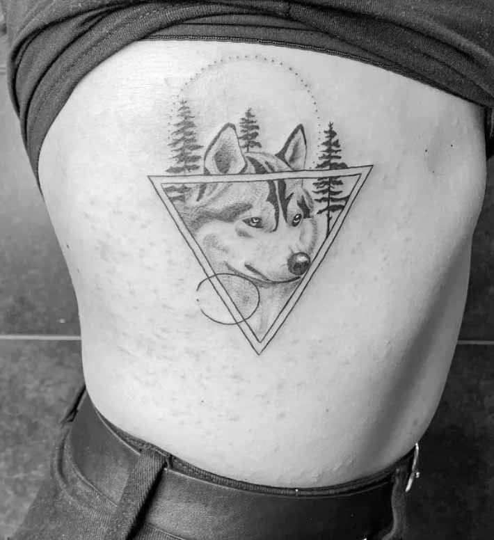 60+ Popular Husky Tattoos In Traditional Styles | Inku Paw 776_x_710_jpg