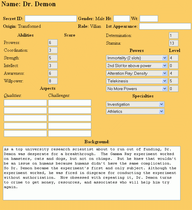 Free Superhero Generator Inkwell Ideas