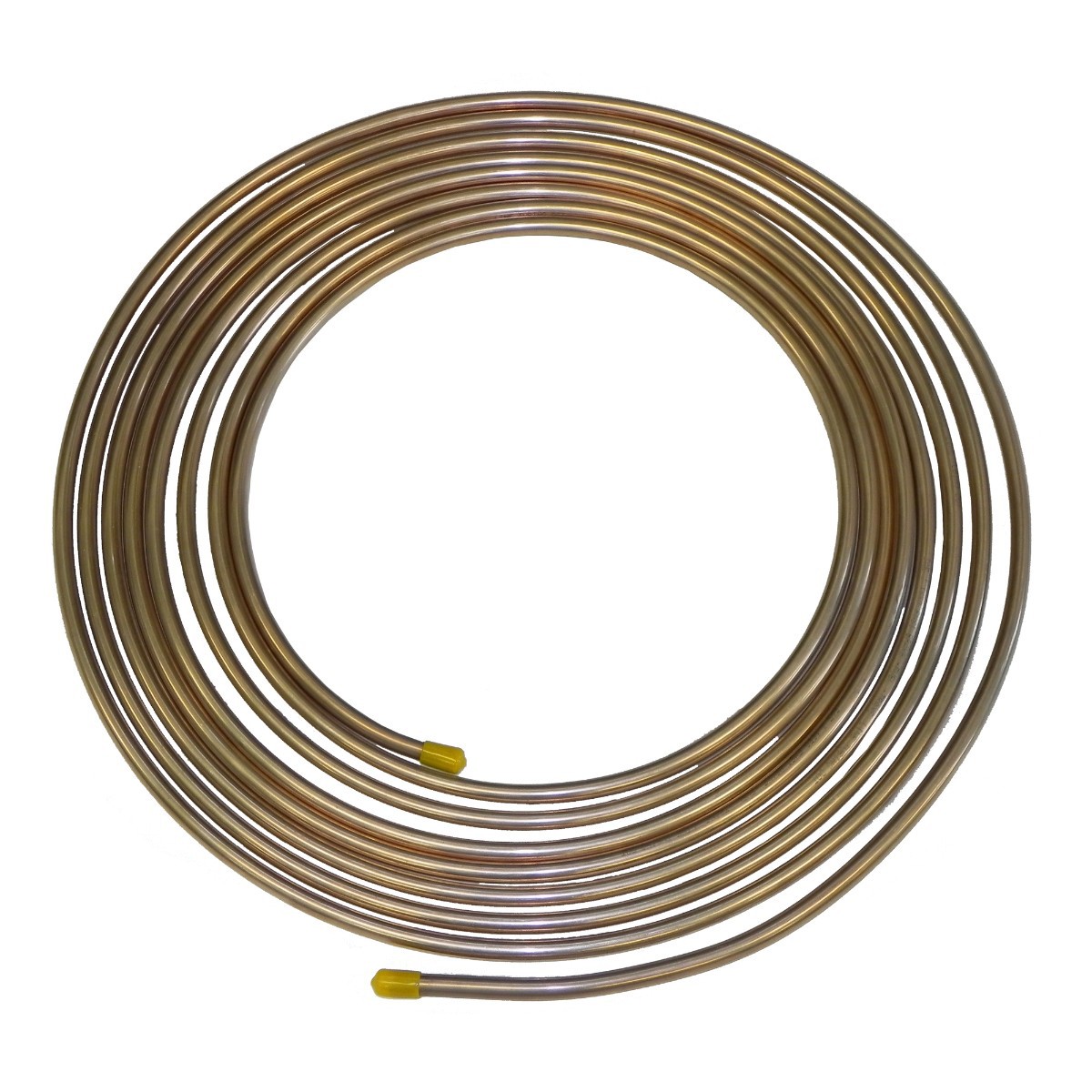 Steel Brake Line 5/16'' x 25' COIL BRAKE LINE TUBING WITH 4 NUTS MADE