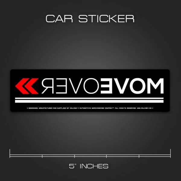 Buy Move Over Sticker for Cars Inline4