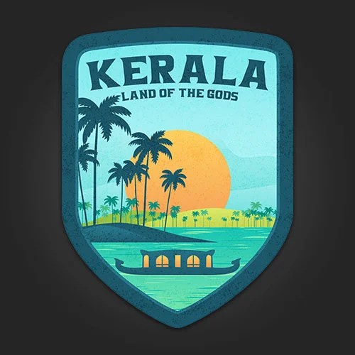 Buy Kerala Stickers for Bikers and Travelers Inline4