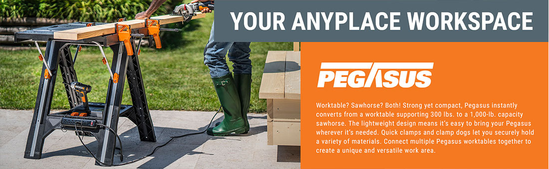 Worx Pegasus Multi Function Work Table And Sawhorse With Quick