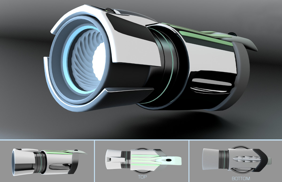 3D Arm cannon for Daz studio & Poser