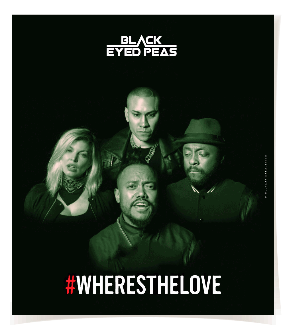 wheresthelove . Black Eyed Peas . In love by Interdesign