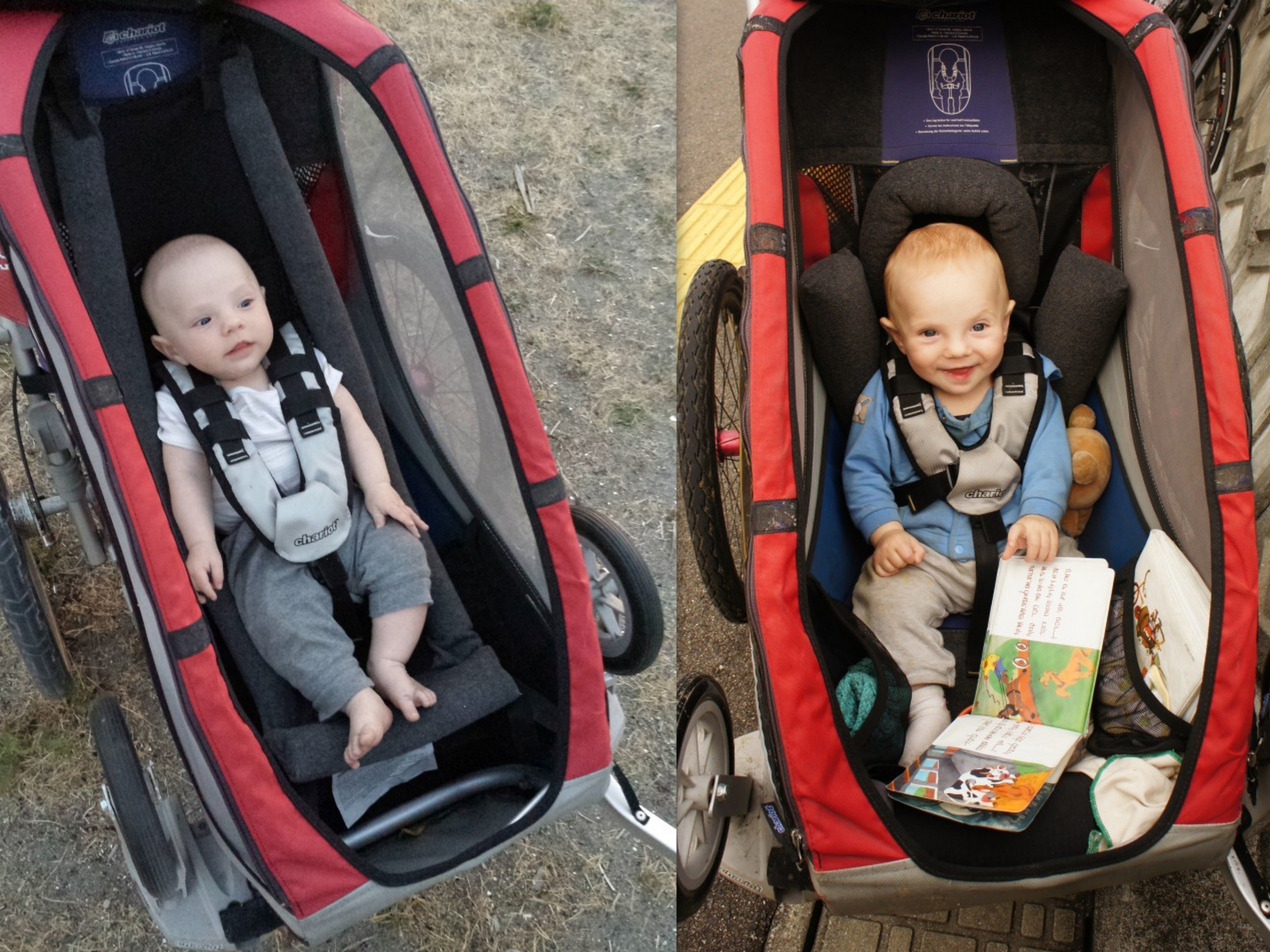 chariot infant support