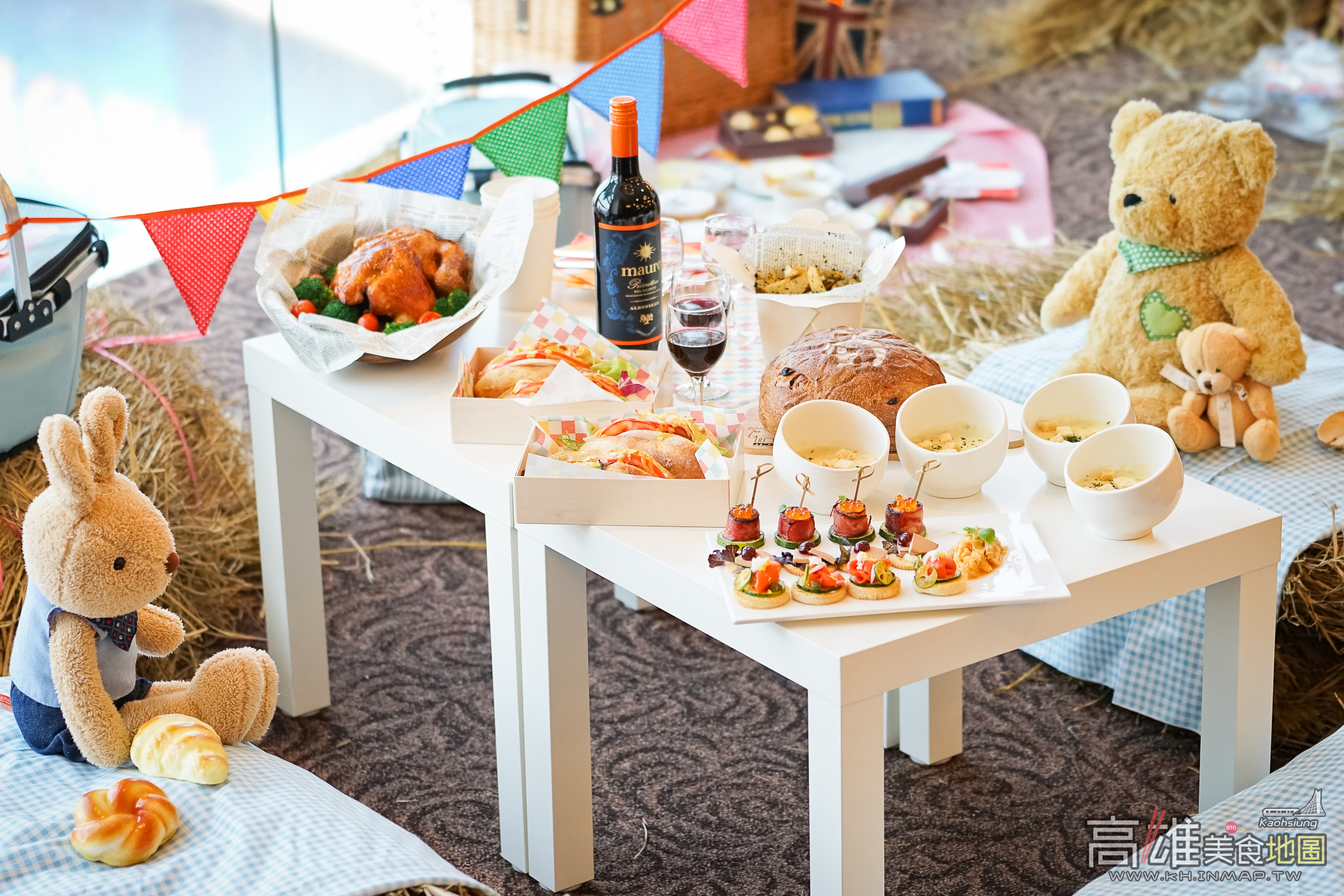 南部首場室內野餐！大立奢華野餐組，空中樂園大型遊樂設施無限暢玩。