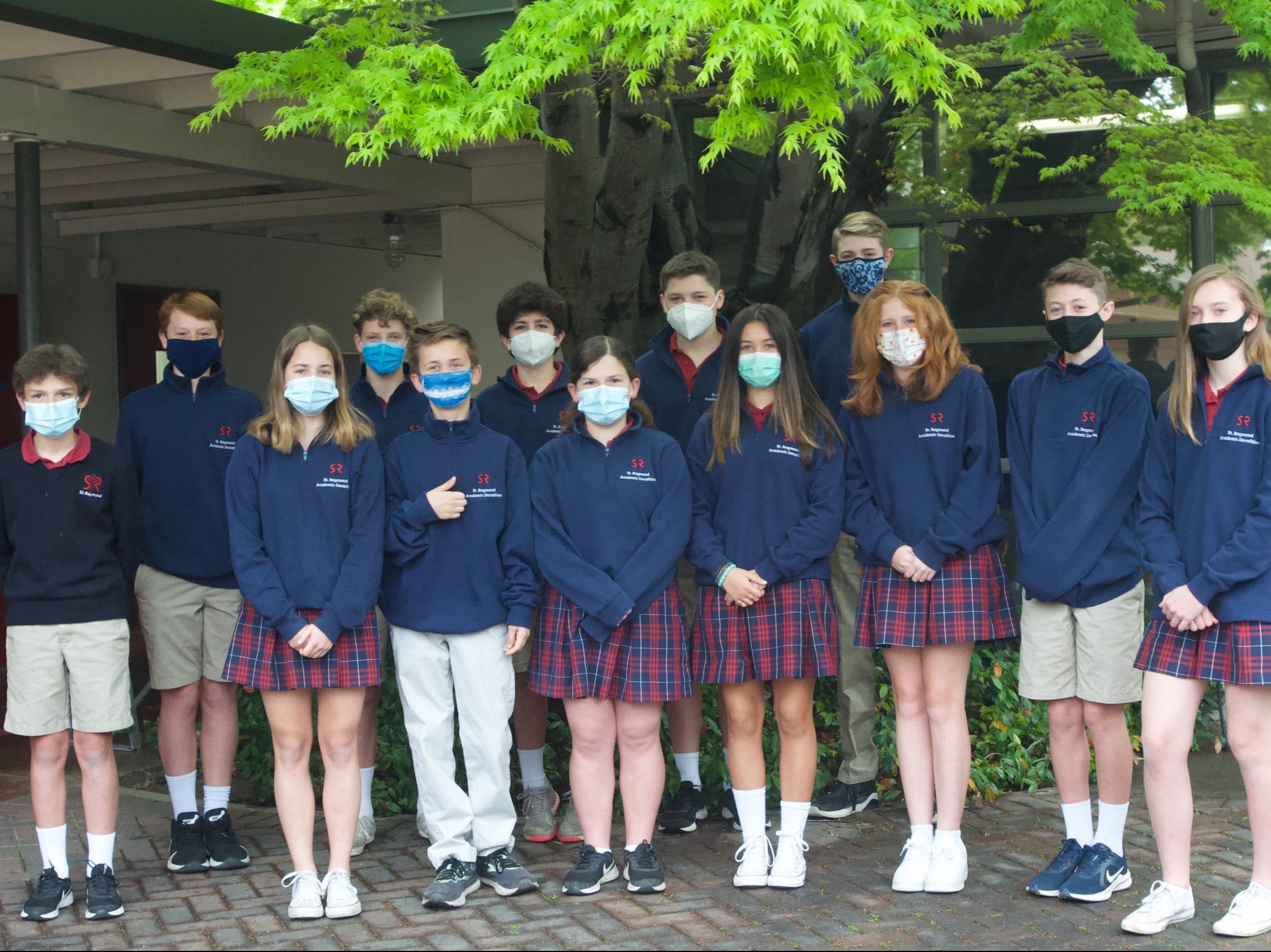 St. Raymond School students place second in Academic Decathlon InMenlo