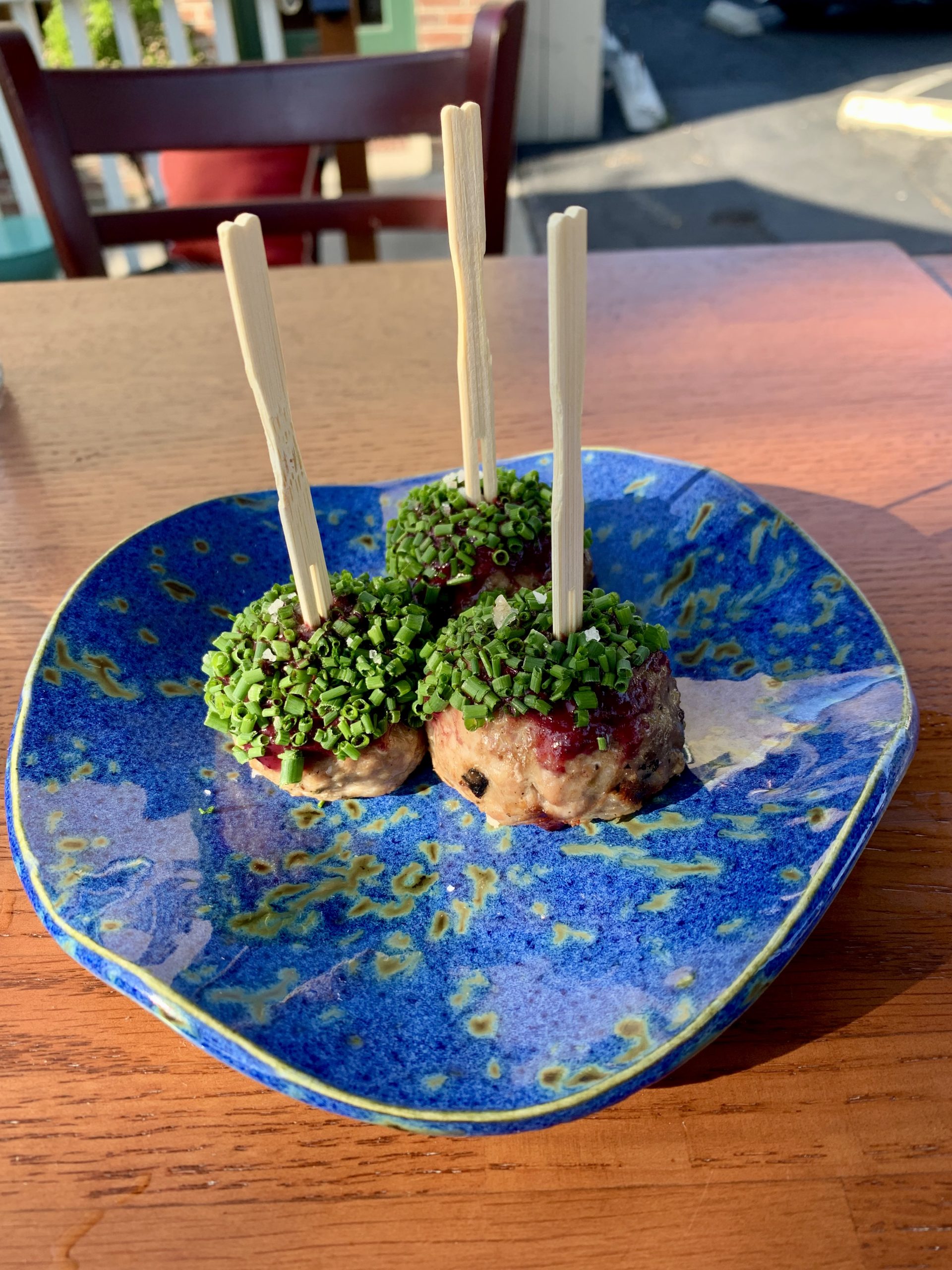 Checking out the small plate tastes at The BARn at Flea Street InMenlo