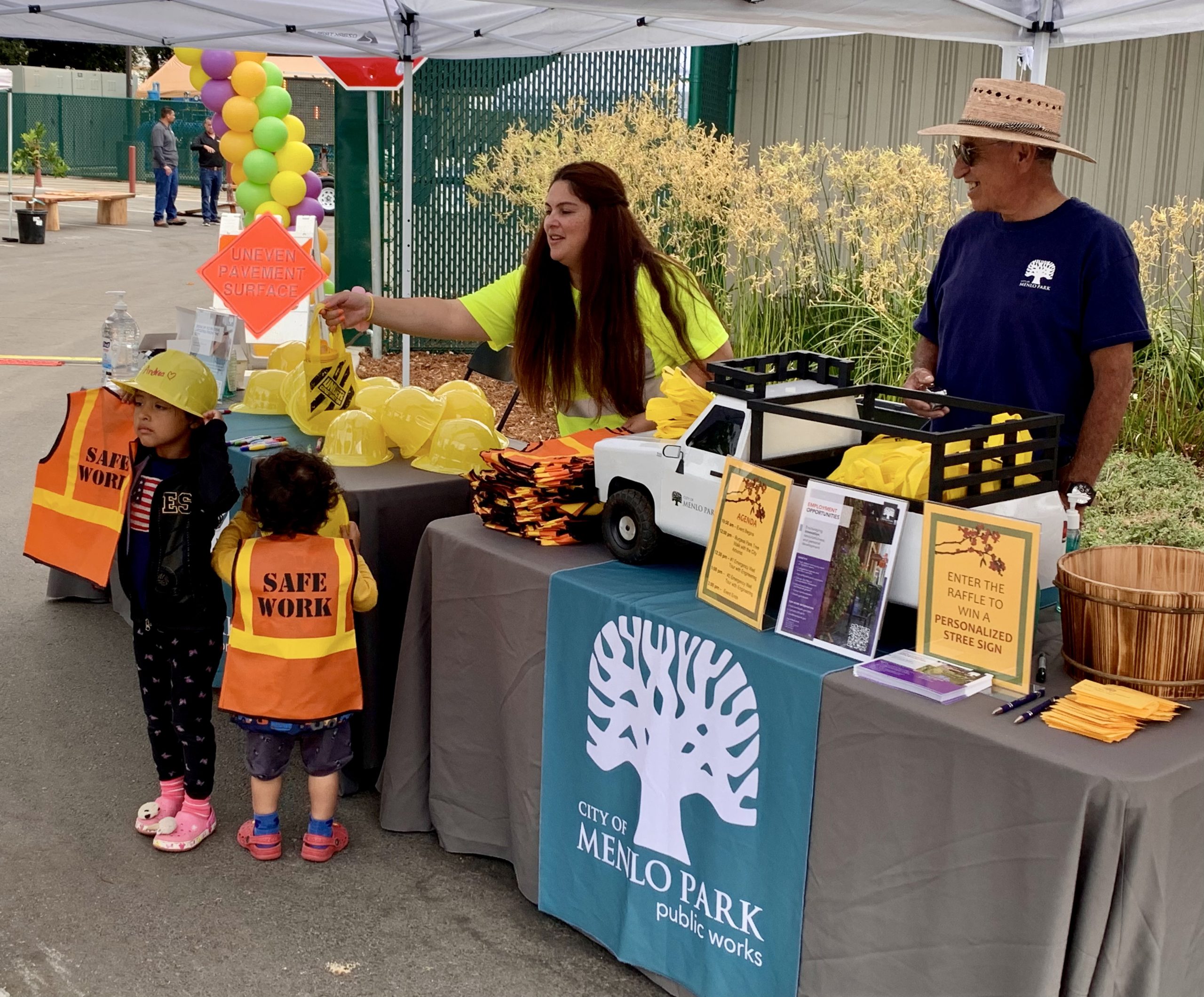 Menlo Park's inaugural Public Works open house offers lots to see — and
