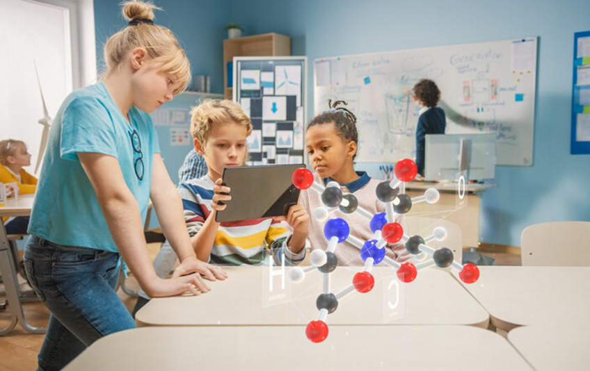 Augmented Reality in chemical structures and learning chemistry