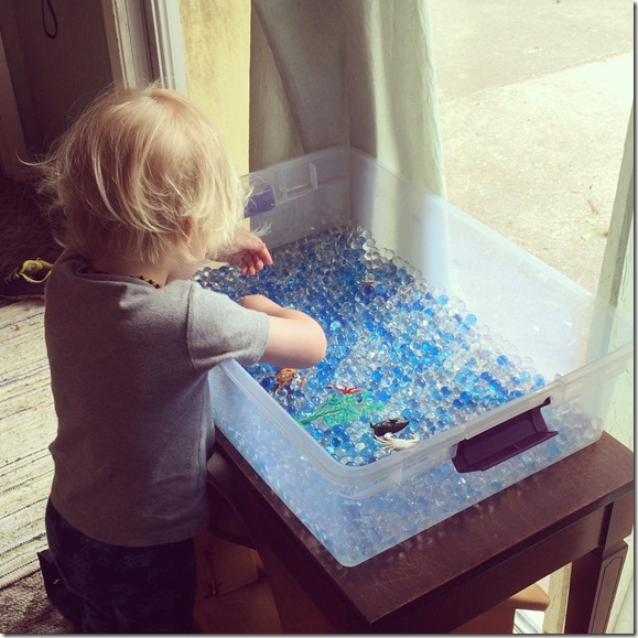 Creating an Ocean Sensory Table Inner Child Fun