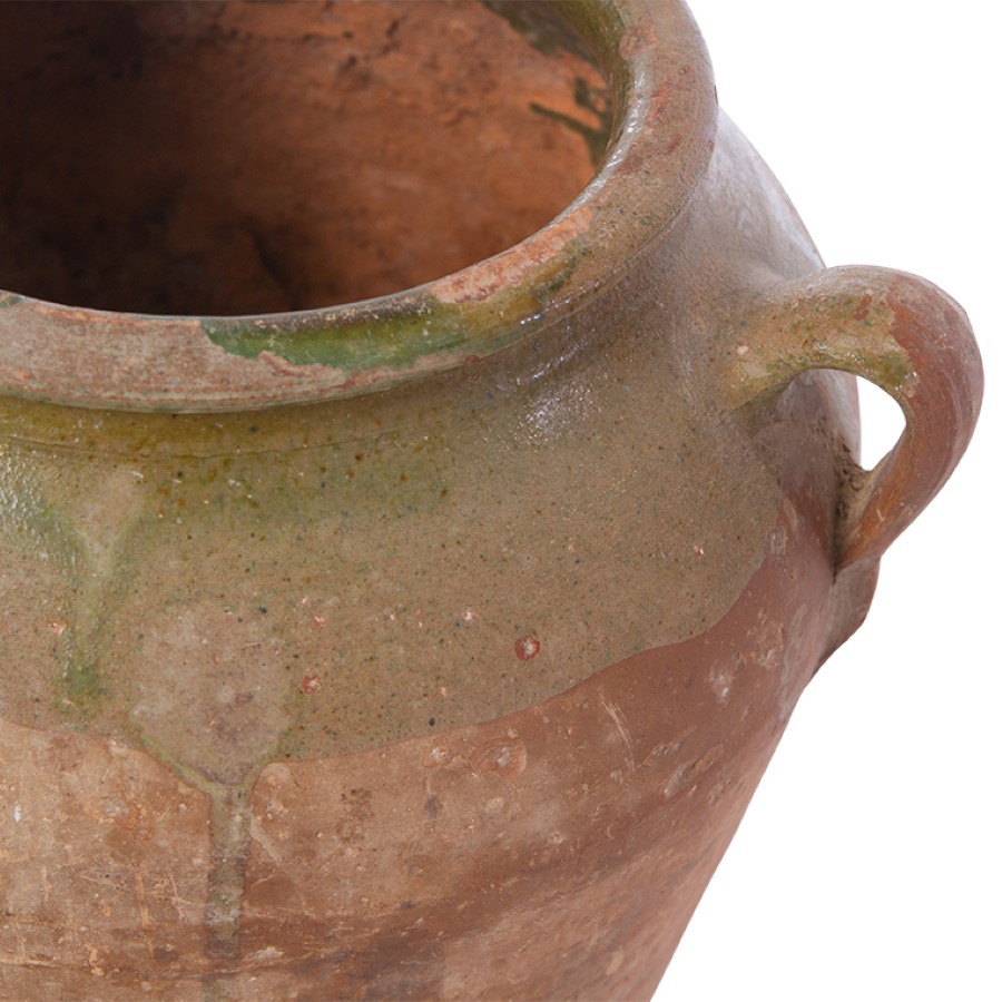 Antique Terra Cotta Clay Pot with Handles Inner Gardens