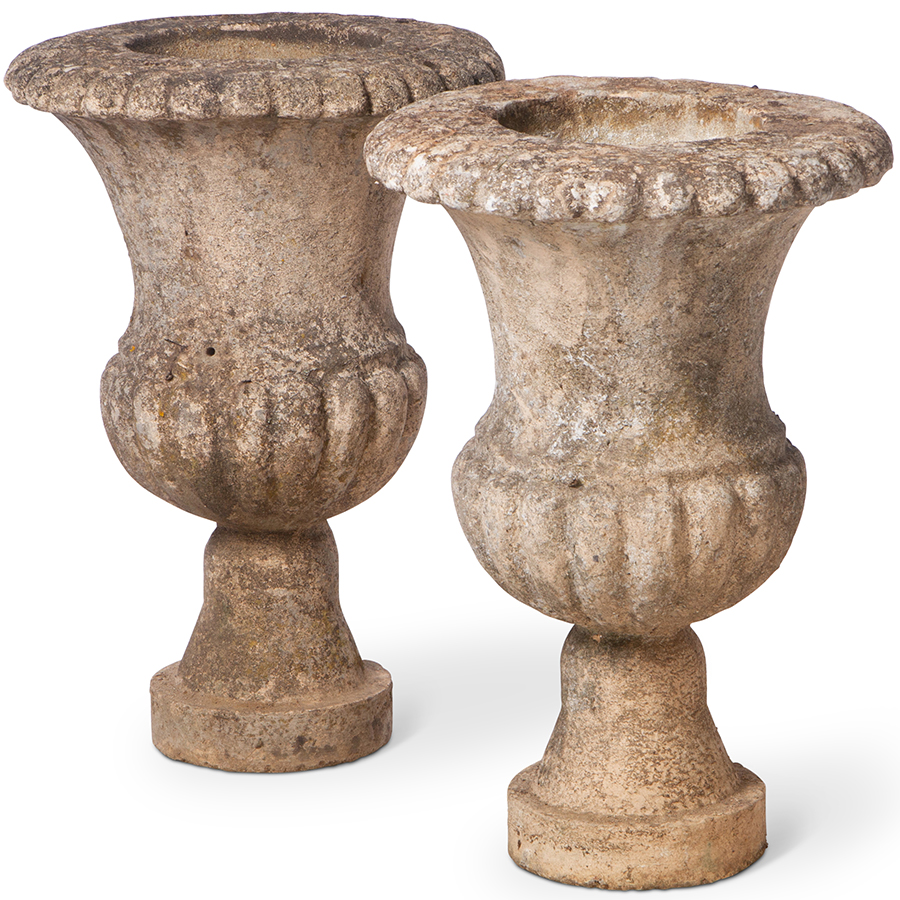 Round Cast Stone Medici Urn Inner Gardens