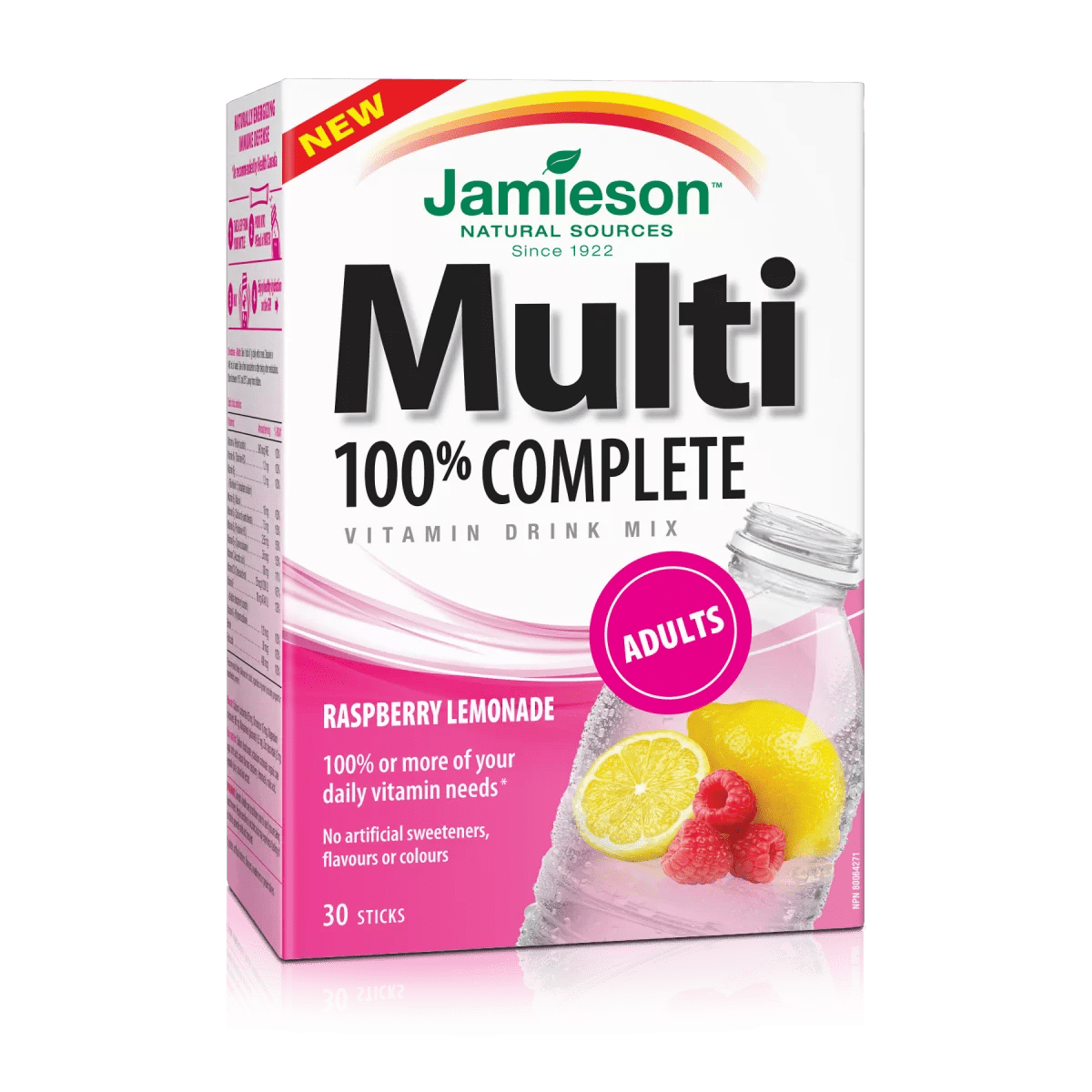 Jamieson Multi 100 Complete Vitamin Drink Mix for Women Mango Peach