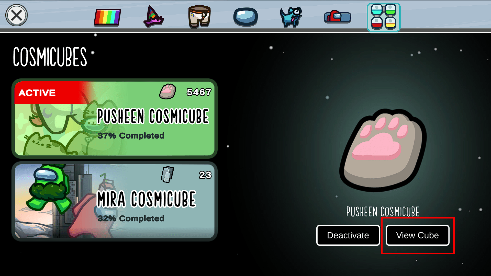 How do I use Cosmicubes and get cosmetics? Innersloth Help Center