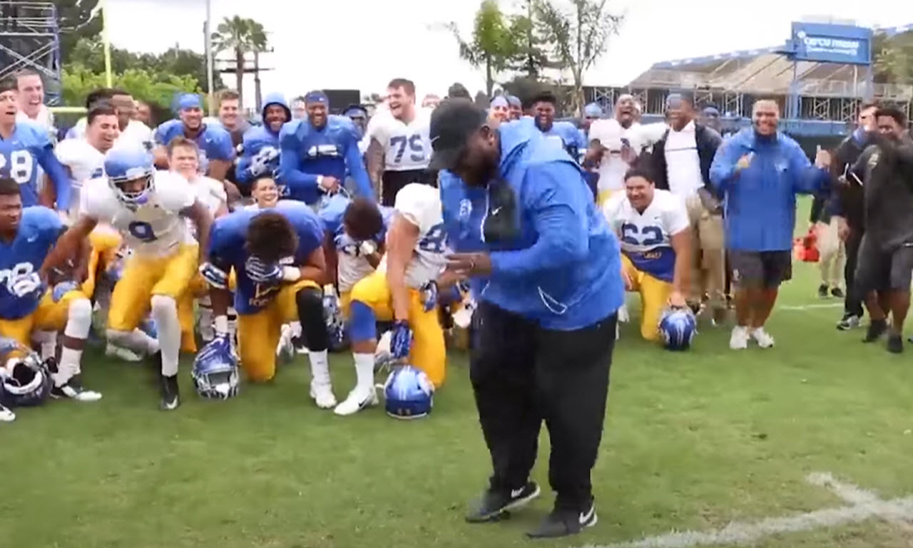 They Learned Their Coach Was A Backup Dancer For MC Hammer So He Busted