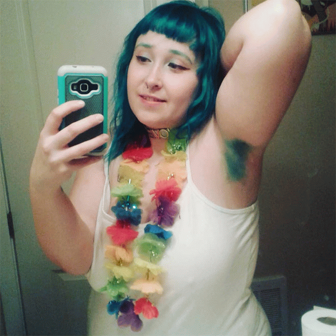 Women Dye Their Armpit Hair In The Latest Awkward Trend On Women Dye Their Armpit Hair In The Latest Awkward Trend On