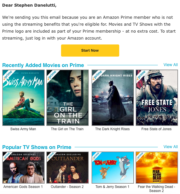 amazon prime customer experience InnerVentures