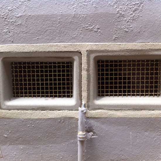 Inner West Damp Rising damp and sub floor ventilation.