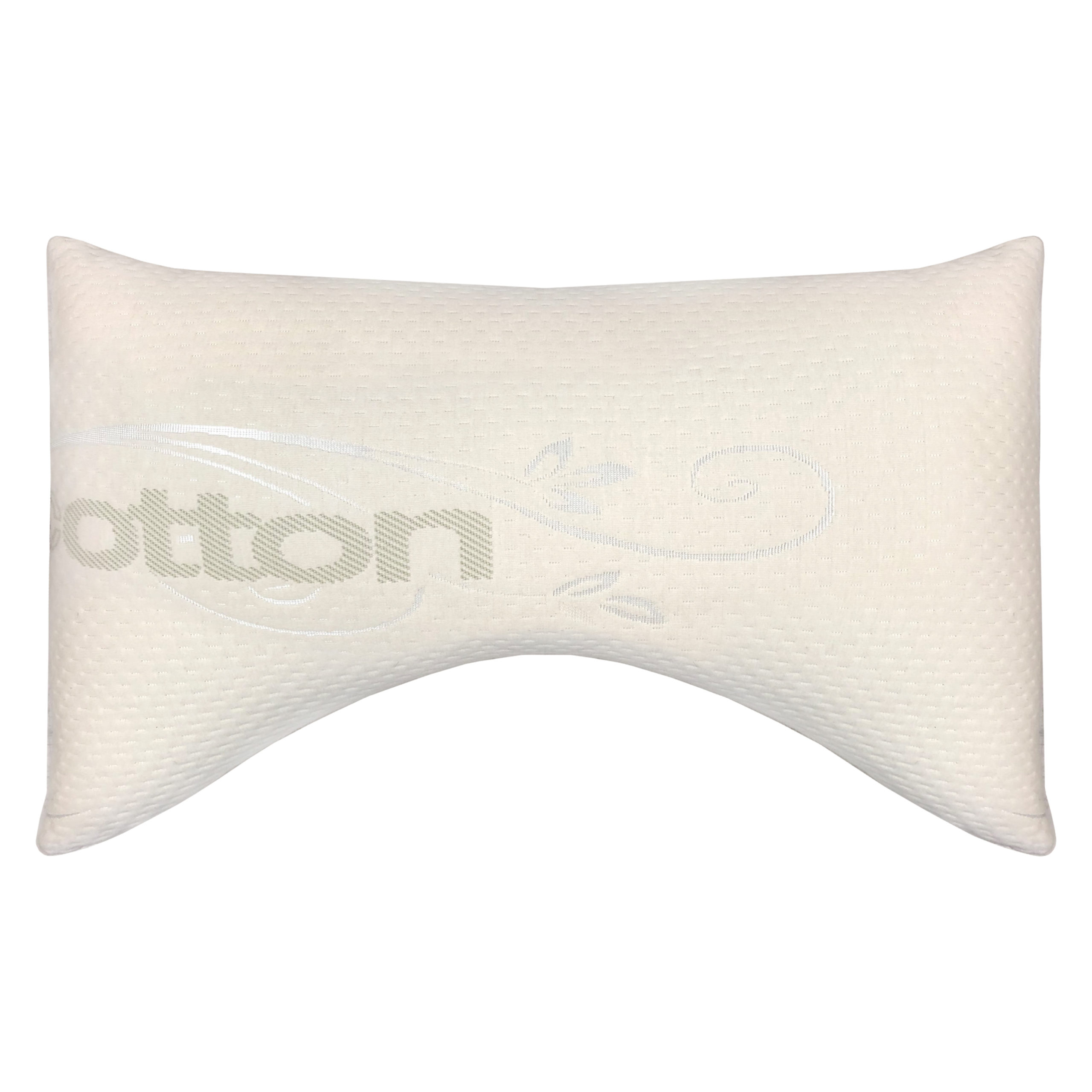 Positional Contour Pillow Angel Silk™ Down Like Fiber (Contoured For