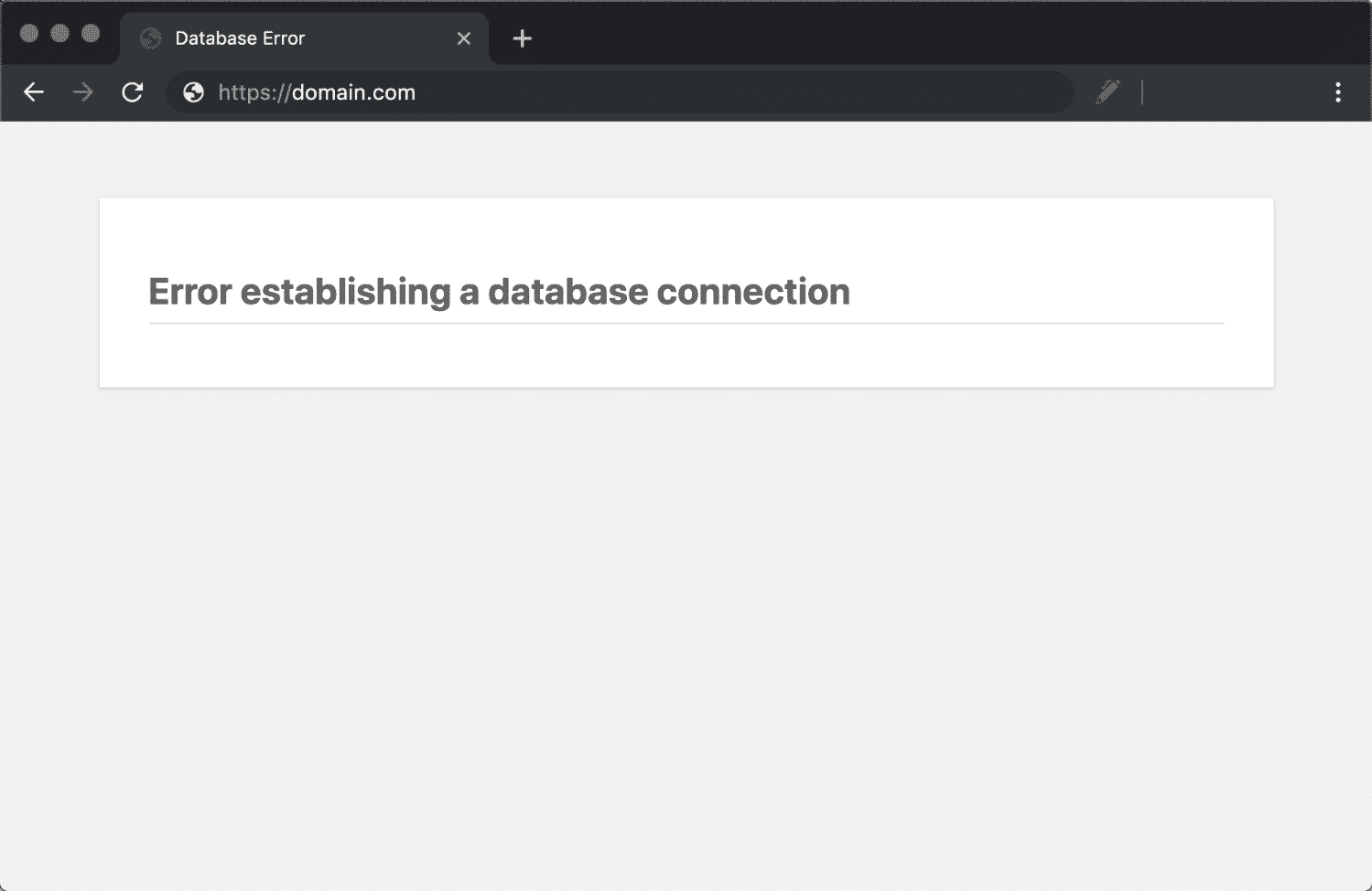 Fixing WordPress Error "Error Establishing a Database Connection"