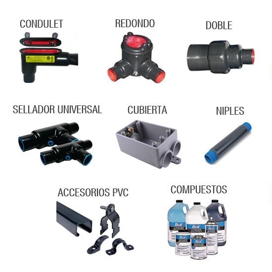 ACCESORIOS TUBOS CONDUIT REVESTIMIENTO DE PVC InnovaTec EyE