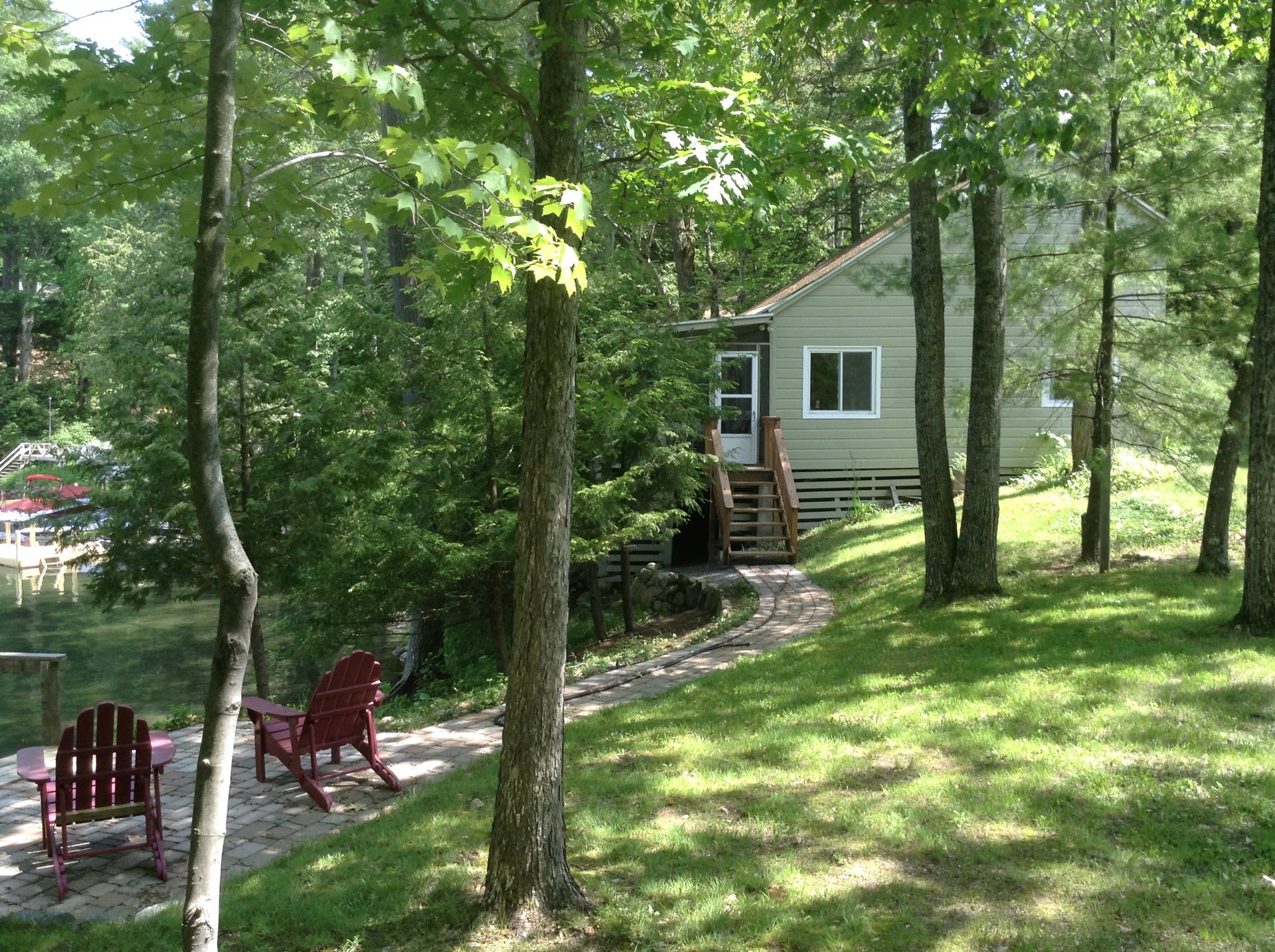 6050sunset08 Huletts Landing Homes for Sale on Lake Lakefront