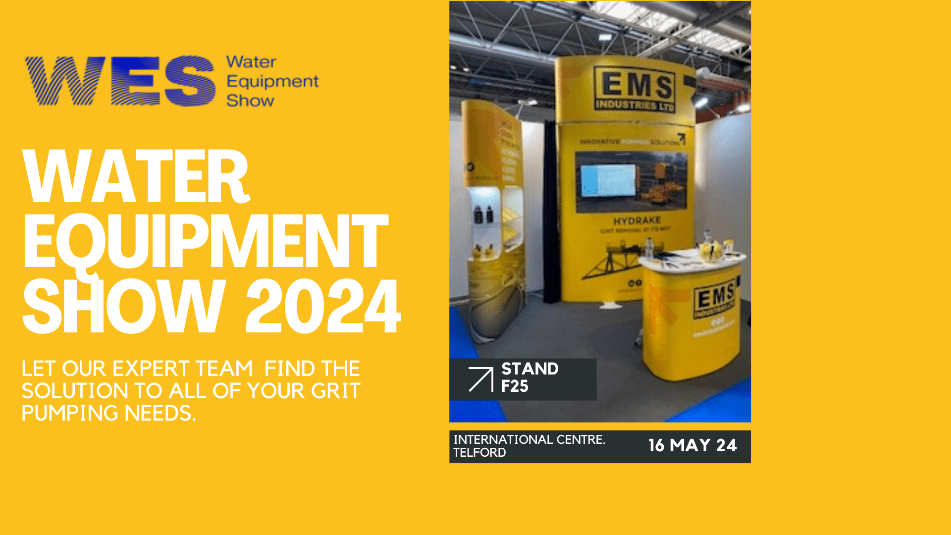 EMS Industries Ltd at The Water Equipment Show 2024 EMS Industries Ltd
