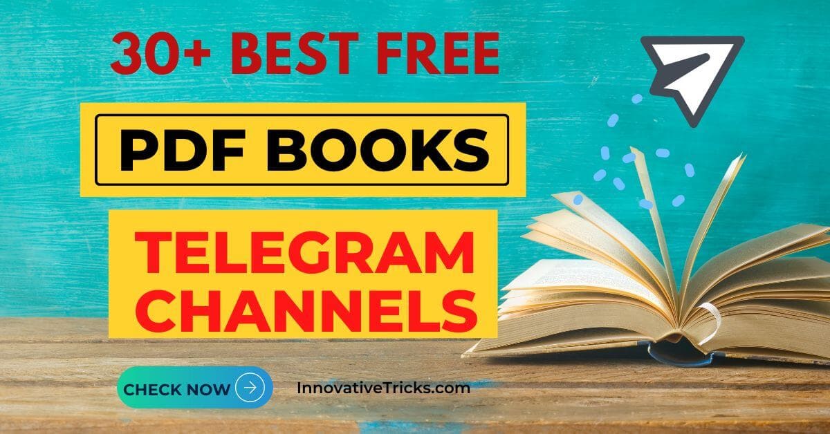 30+ Best Telegram Channels for Books PDF in 2023 [FREE EBooks