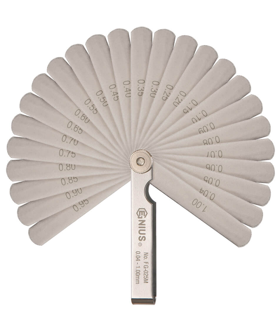 Genius 25 Blades Metric Feeler Gauge Set - Innovest Engineering & Co