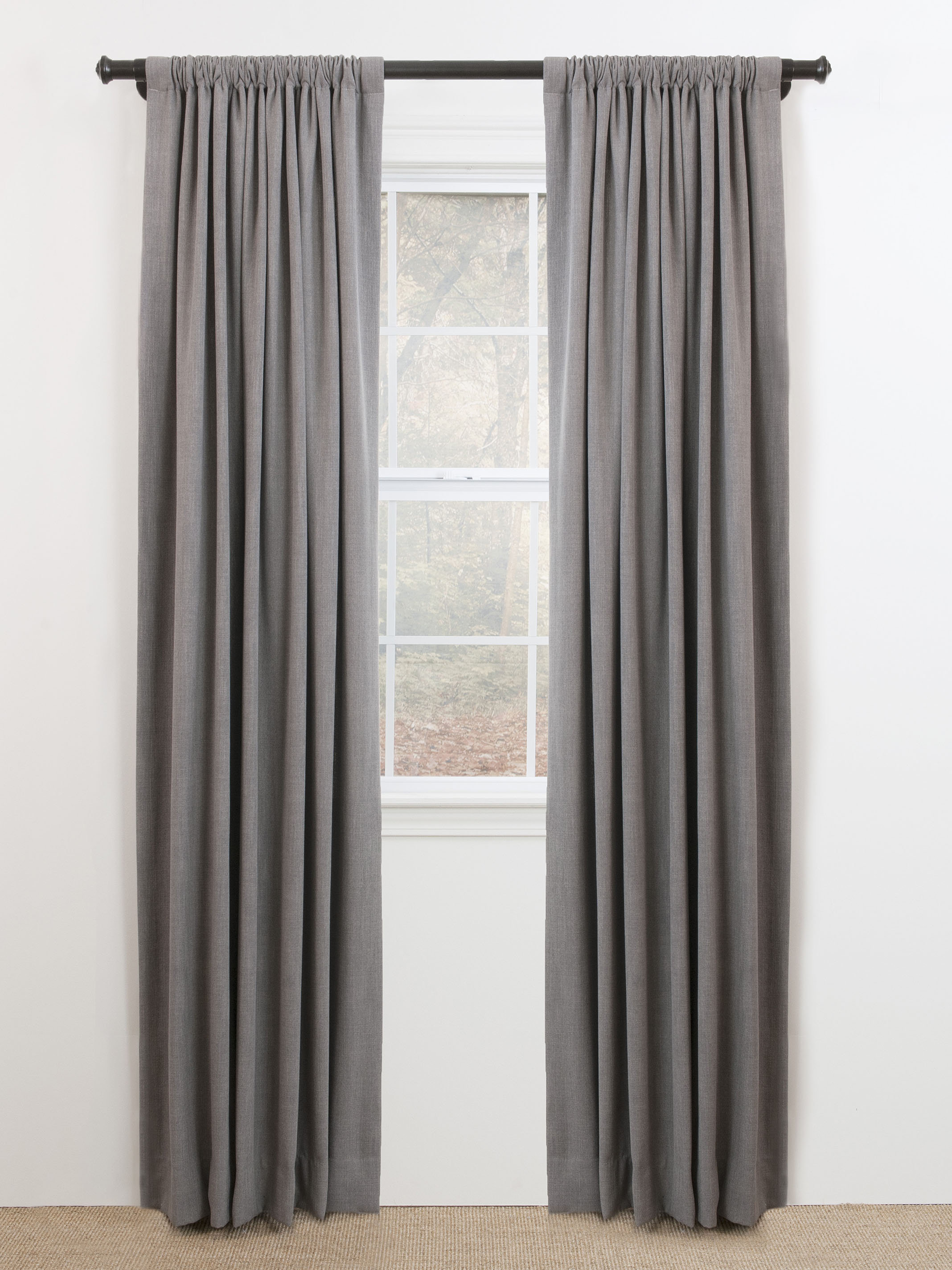 Rod Pocket Drapes for Window Treatment in Boston Innuwindow