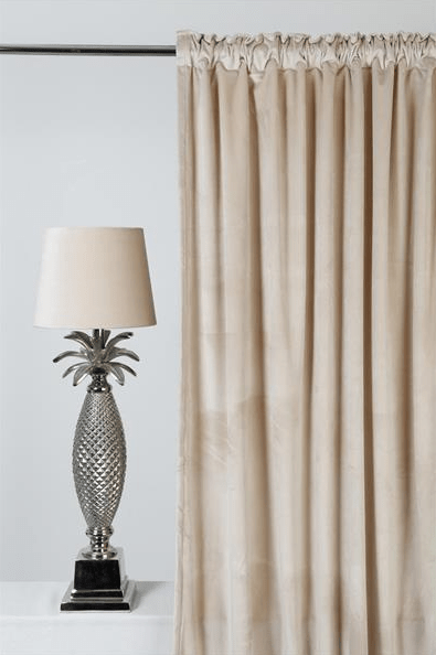 gardin sammet Gardin Sammet 2-Pack Sandbeige | In & Finn