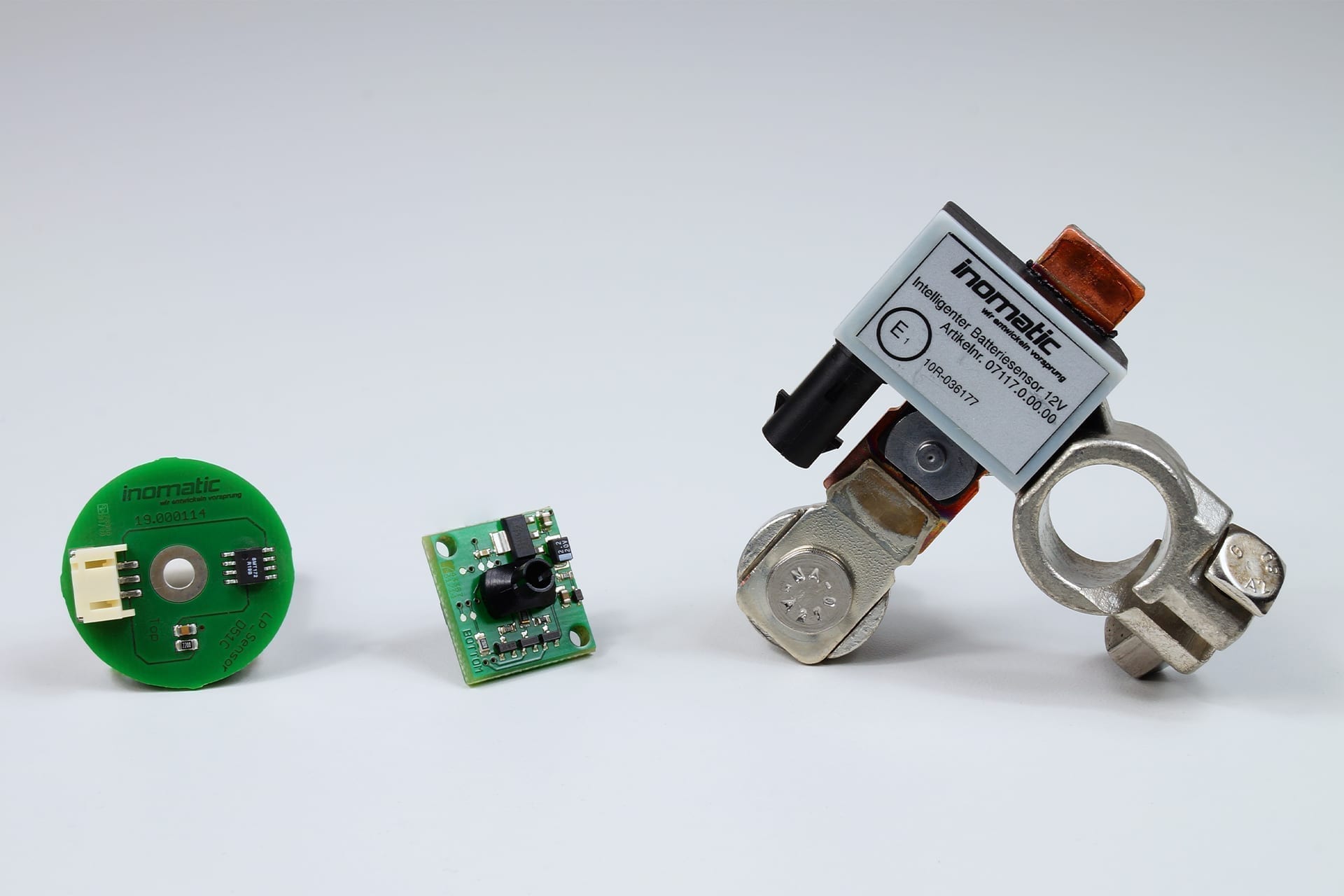 inomatic battery monitors and temperature sensors