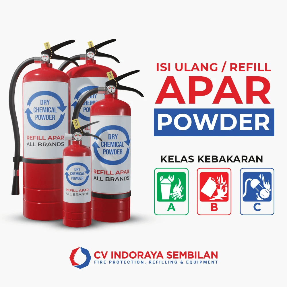 Harga Isi Ulang / Refill APAR Powder (Dry Chemical Powder) Tabung