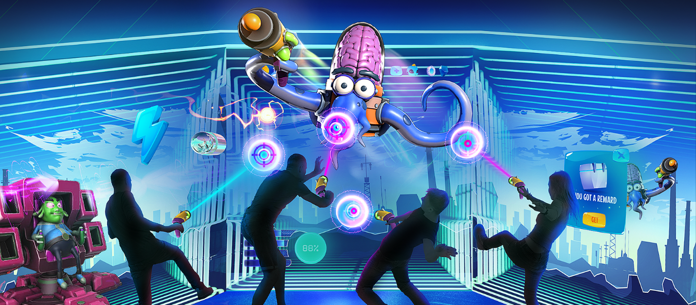 QBIX: the Newest 6-Player Unattended Interactive Attraction! - Inowize