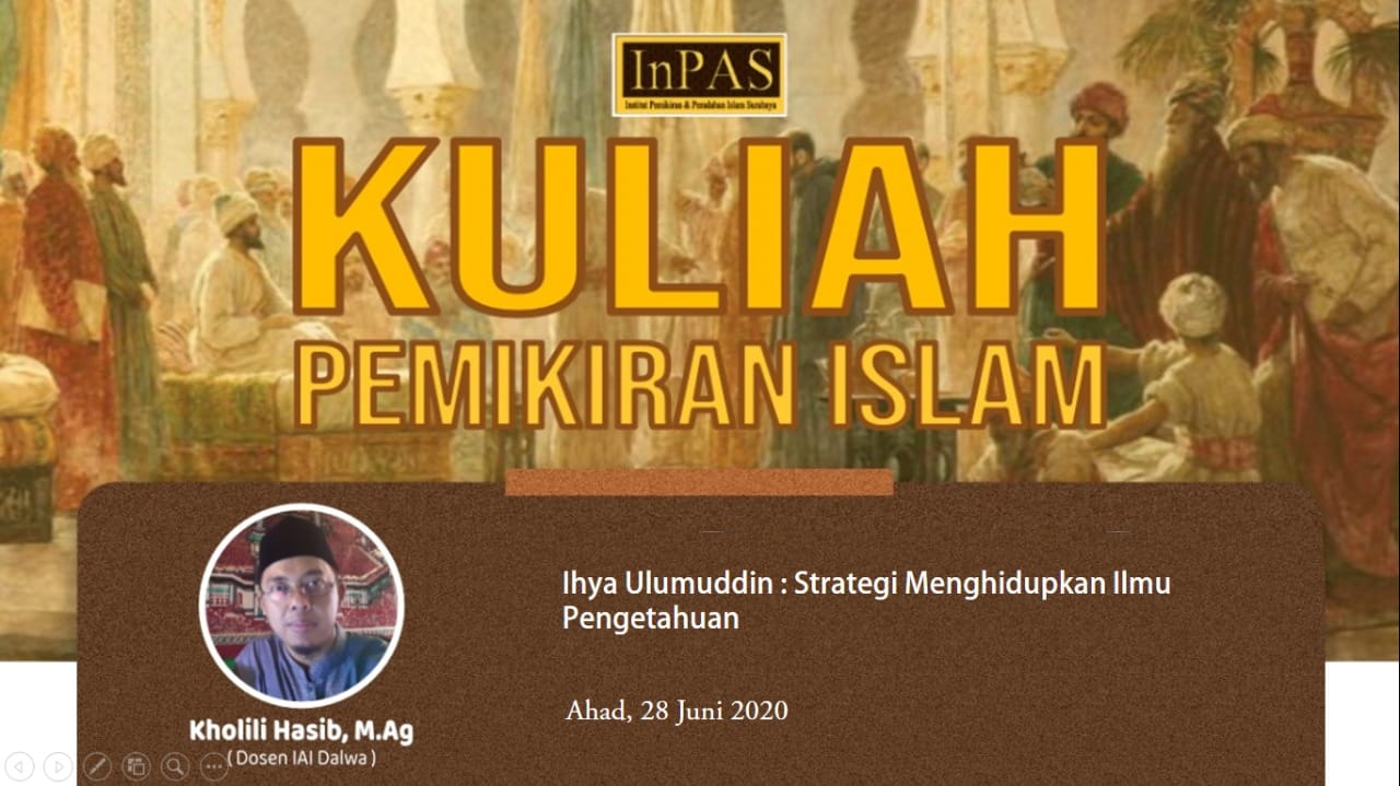 Strategi Imam al-Ghazali Menghidupkan Ilmu Pengetahuan – InpasOnline.com