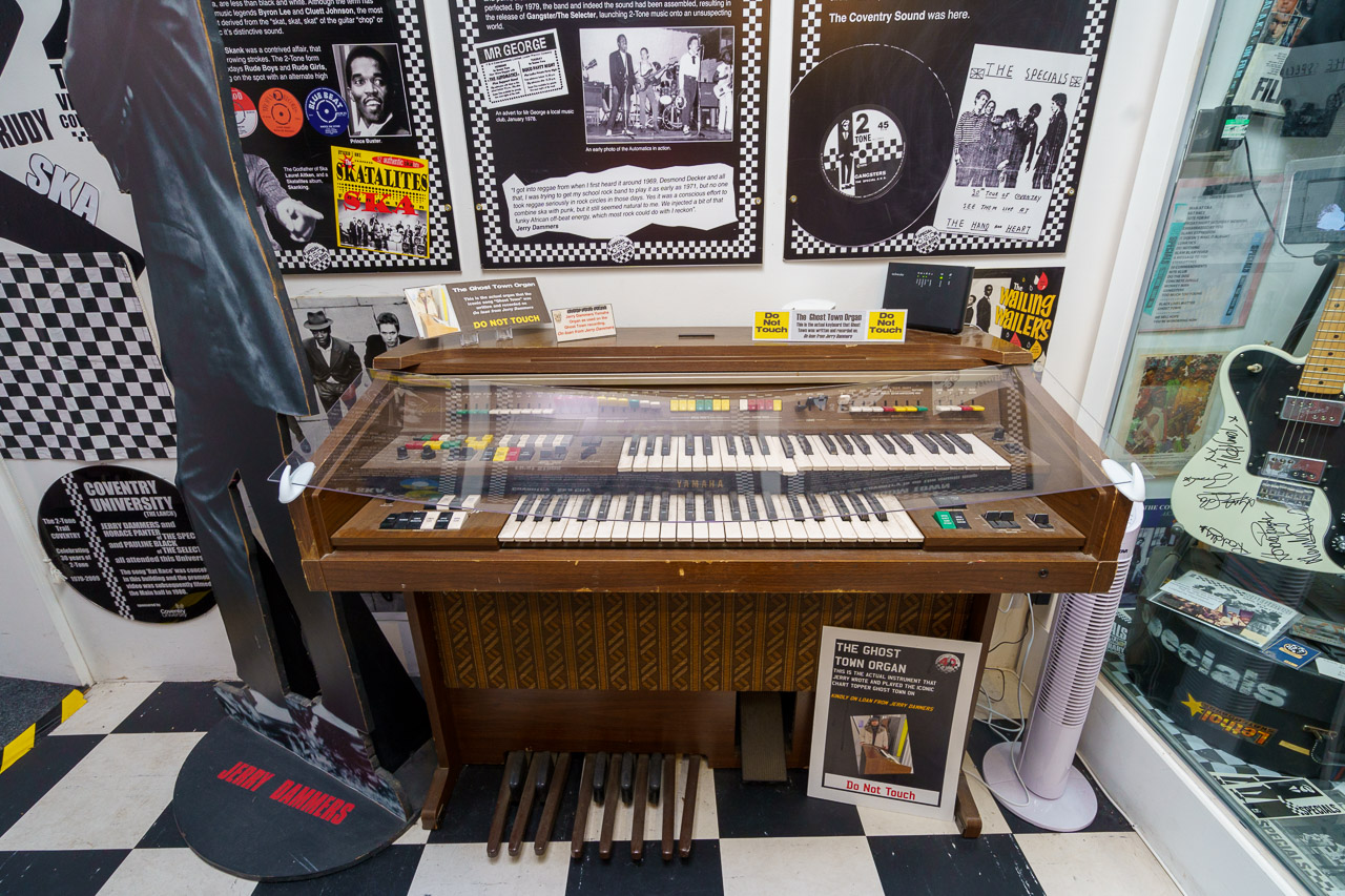 The Ghost Town Organ, on loan from Jerry Dammers.