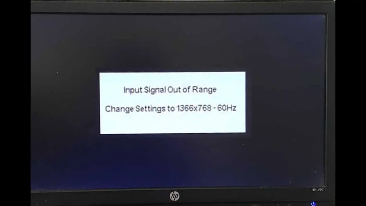 What is Input Signal Out of Range? Causes and Best Fixes - InPics Solutions