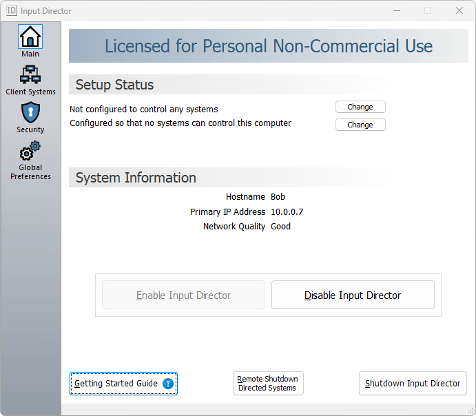 Input Director Software KVM to Control Multiple Computers