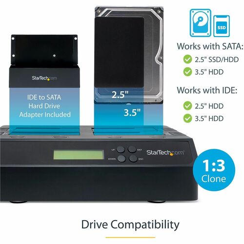 4Bay Hard Drive Duplicator and Eraser, External HDD/SSD