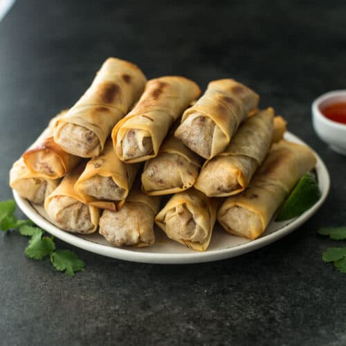 Crispy Baked Spring Rolls