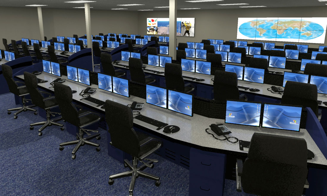 Console Furniture for Military Installations and Command Centers