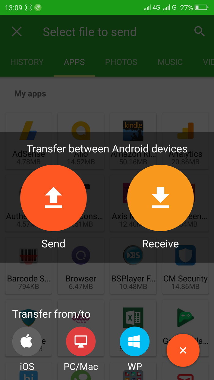 5 Best File Sharing / WiFi Direct / WiFi Transfer Apps for Android
